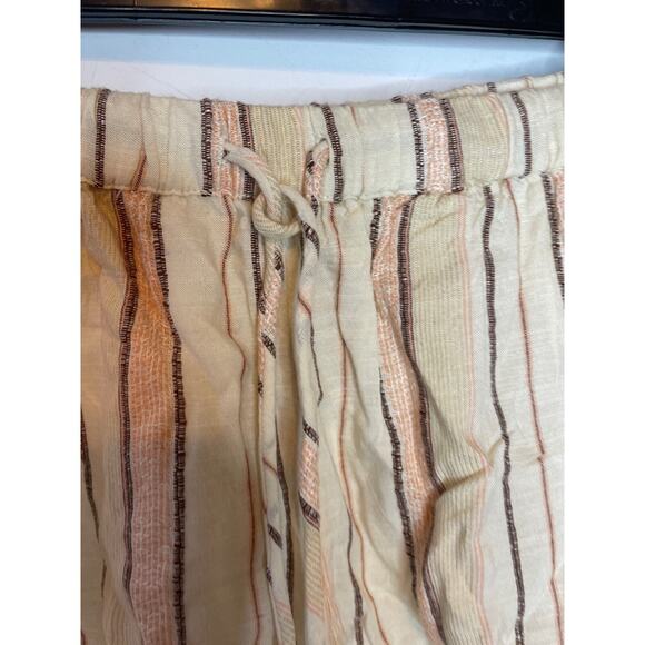 L Space Women's Size Small Shorts Multicolor Tan Neutral Striped Pockets NWT - Picture 6 of 10